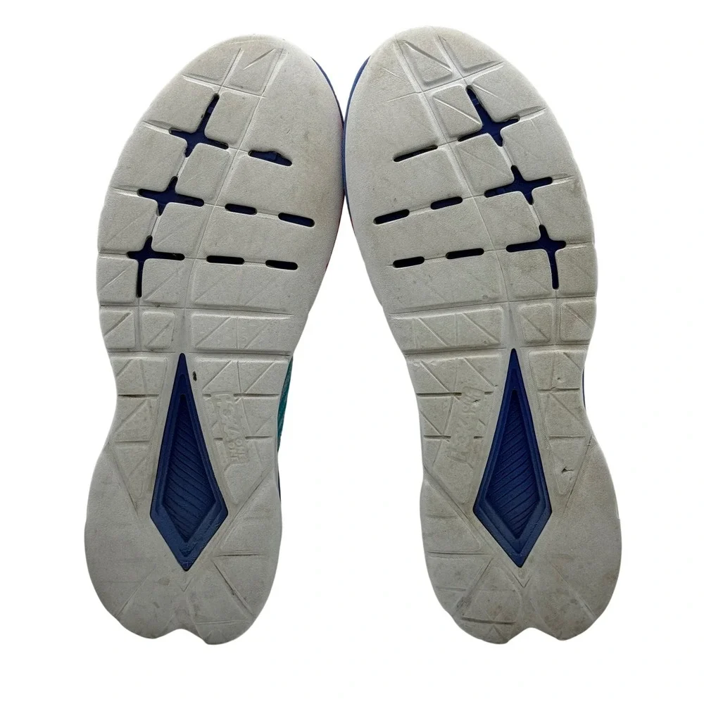 Hoka Mach 5 Men's Size 12 D Running Shoes White Blue Pink PROFLY+1127893 WSBB‎